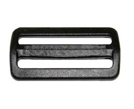 Пряжка двухщелевая 50 мм цвет №322 черная